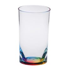Load image into Gallery viewer, Leading Ware Oval Halo Acrylic Glasses Drinking, 15Oz (Set of 4) Hi Ball, Bpa Free - Clear