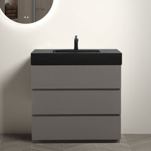 Load image into Gallery viewer, Alice - Bathroom Vanity With Sink, Large Storage Freestanding Bathroom Vanity For Modern Bathroom, One-Piece Sink Basin Without Drain And Faucet