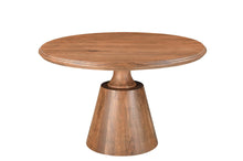Load image into Gallery viewer, 48" Wood Pedestal Base Round Top Dining Table - Natural