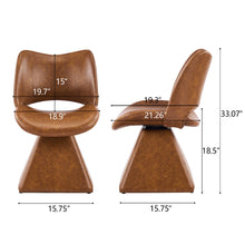 Load image into Gallery viewer, Modern Swivel Dining Chair With High Back