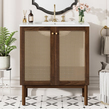 Load image into Gallery viewer, Bathroom Vanity Cabinet With Doors, Soft Close Design