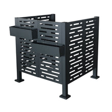 Load image into Gallery viewer, Air Conditioner Fence For Outdoor Units, Metal Privacy Fence Cover, Perfect To Conceal Air Conditioning Units, 3 Fence Panel