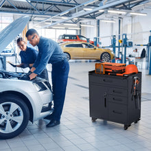 Load image into Gallery viewer, Rolling Tool Cabinet Heavy Duty Garage Storage With Lockable Doors & Drawers