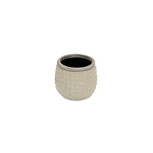 Load image into Gallery viewer, Dotted Round Pot Planter - Beige / Gray
