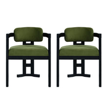 Load image into Gallery viewer, Stylish Indoor Upholstered Wood Dining Chair (Set of 2)