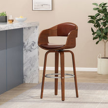 Load image into Gallery viewer, Modern Bar Stool, Swivel Function
