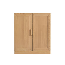 Load image into Gallery viewer, Corner Accent Cabinet With Two Doors (Set of 2) - Natural
