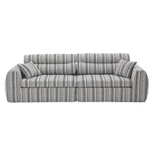 Load image into Gallery viewer, 3 Seater, Couch With Throw Pillows For Living Room