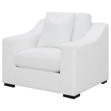Load image into Gallery viewer, Chelan - Upholstered Sloped Arm Accent Chair - White