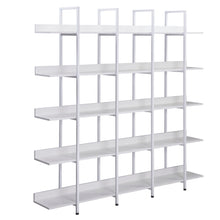 Load image into Gallery viewer, Vintage Industrial 5 Tier Open Bookcase