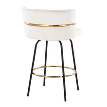 Load image into Gallery viewer, Cinch - Contemporary Fixed Height Counter Stool With Swivel & Round Footrest (Set of 2)