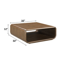 Load image into Gallery viewer, Lanza - Coffee Table With Open Shelf Storage - Dark Walnut
