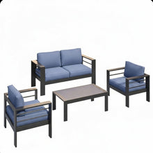 Load image into Gallery viewer, Outdoor Patio Set, All-Weather With Thick Cushions