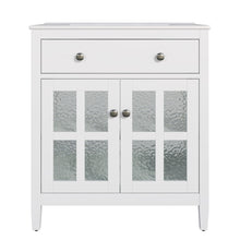 Load image into Gallery viewer, Bathroom Vanity With Ceramic Sink, Adjustable Shelf & Tip Out Tray
