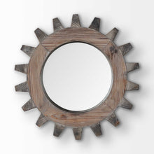 Load image into Gallery viewer, 17" Round Frame Wall Mirror - Natural