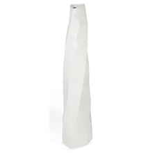 Load image into Gallery viewer, Faceted Geometric Floor Vase - White