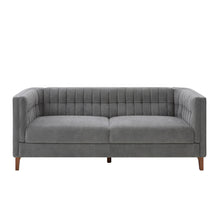 Load image into Gallery viewer, Modern 3 Seater Sofa, Upholstered Couch With Curved Armrests