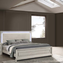 Load image into Gallery viewer, Elegant Style Bed With LED Lights On Headboard