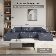 Load image into Gallery viewer, Modular Sectional Sofa, Convertible Couch With Chaise Corduroy