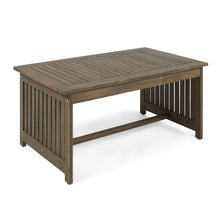 Load image into Gallery viewer, Acacia Wood Rectangular Patio Coffee Table For Outside