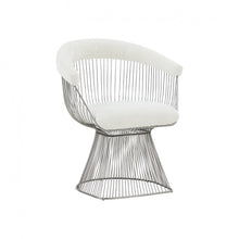 Load image into Gallery viewer, Fabric Steel Windsor Back Dining Side Chair - White