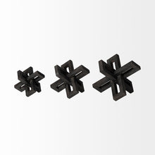 Load image into Gallery viewer, Tabletop Sculpture (Set of 3) - Black