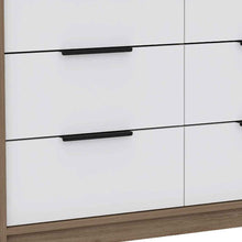 Load image into Gallery viewer, Modern Rustic Dresser - White / Natural