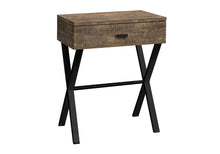 Load image into Gallery viewer, Accent Side X Table, Storage Drawer, Contemporary & Modern