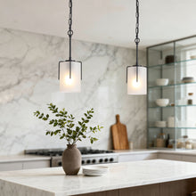Load image into Gallery viewer, Adjustable Cylindrical Pendant Light