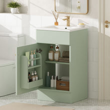 Load image into Gallery viewer, Bathroom Vanity With Sink, Cabinet With Adjustable Shelf