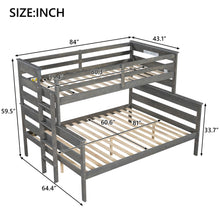 Load image into Gallery viewer, Detachable Design Bunk Bed With Ladder