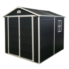 Load image into Gallery viewer, Resin Outdoor Storage Shed Kit Perfect To Store Patio Furniture - Black