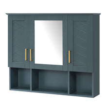 Load image into Gallery viewer, Modern Wall Mounted Medicine Cabinet With Adjustable Shelves, Soft Close Doors, High Define Mirror