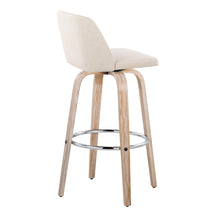 Load image into Gallery viewer, Toriano - Contemporary Fixed Height Barstool With Swivel & Round Footrest (Set of 2)
