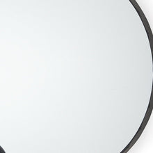 Load image into Gallery viewer, 30" Metal Scalloped Framed Accent Mirror - Black