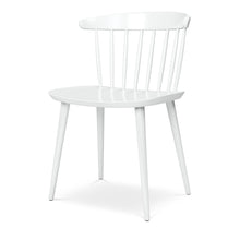 Load image into Gallery viewer, Heavy Duty Plastic Slat Back Dining Side Chair - White