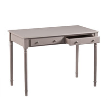 Load image into Gallery viewer, Writing Desk With Two Drawers - Gray