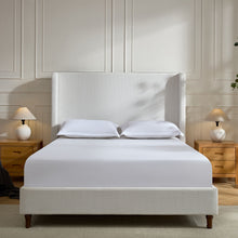 Load image into Gallery viewer, Harper - Tall Headboard Upholstered Bed / High Headboard / Elegant Simplicity / No Box Spring Needed