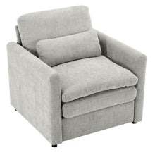 Load image into Gallery viewer, Cozy Upholstered Cushion Armchair For Living Room