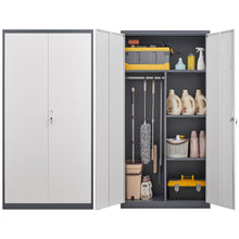 Load image into Gallery viewer, Large Capacity Wardrobe With Hanging Rod And Compartments
