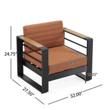 Load image into Gallery viewer, Giovanna - Club Chair Set With Aluminum Frame