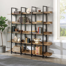 Load image into Gallery viewer, Vintage Industrial 5 Tier Bookcase