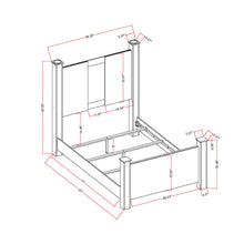 Load image into Gallery viewer, Lorenzo - Bed With Speakers And Glittered Detailing