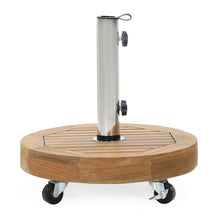 Load image into Gallery viewer, Ralph - Round Umbrella Base - Teak