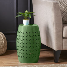 Load image into Gallery viewer, Outdoor Side Table With Barrel Shape