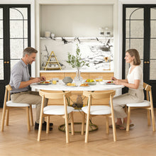 Load image into Gallery viewer, Round Extendable Dining Table Set With Chairs