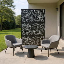 Load image into Gallery viewer, Three Panel Screen Room Divider (562869) - Black
