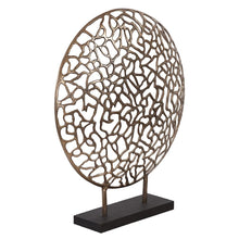 Load image into Gallery viewer, Abstract Sculpture - Bronze / Black / Coral