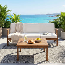 Load image into Gallery viewer, Perla - 3 Seater Sofa And Table Set
