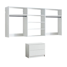 Load image into Gallery viewer, Devi - Wall Mounted Closet System With Modular Units